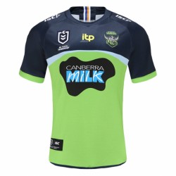 Camisola Canberra Raiders Rugby Equipamento Segundo 2021 Manga Curta